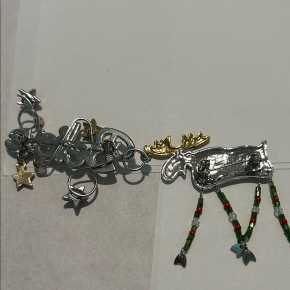 Unique Vintage Silver and Gold Believe Brooch - Picture 2 of 4